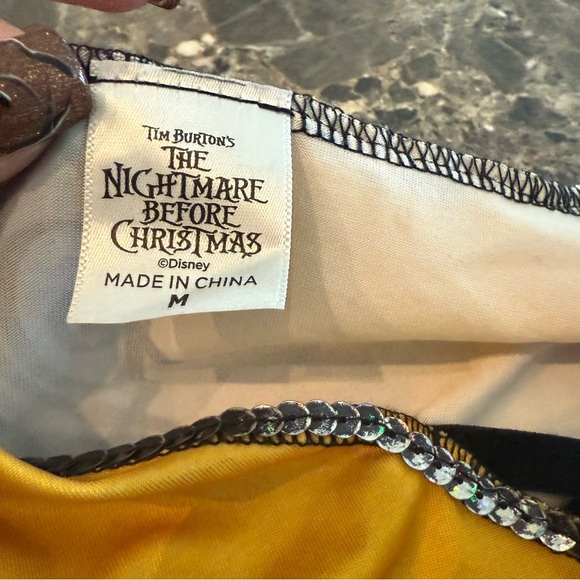 Disney Yellow Nightmare Before Christmas Kids Costume - Picture 2 of 2